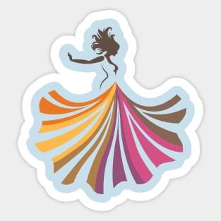 Belly Dancer Sticker